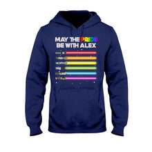 Load image into Gallery viewer, Personalized LGBT Pride T-shirt &amp; Hoodie with Custom Name
