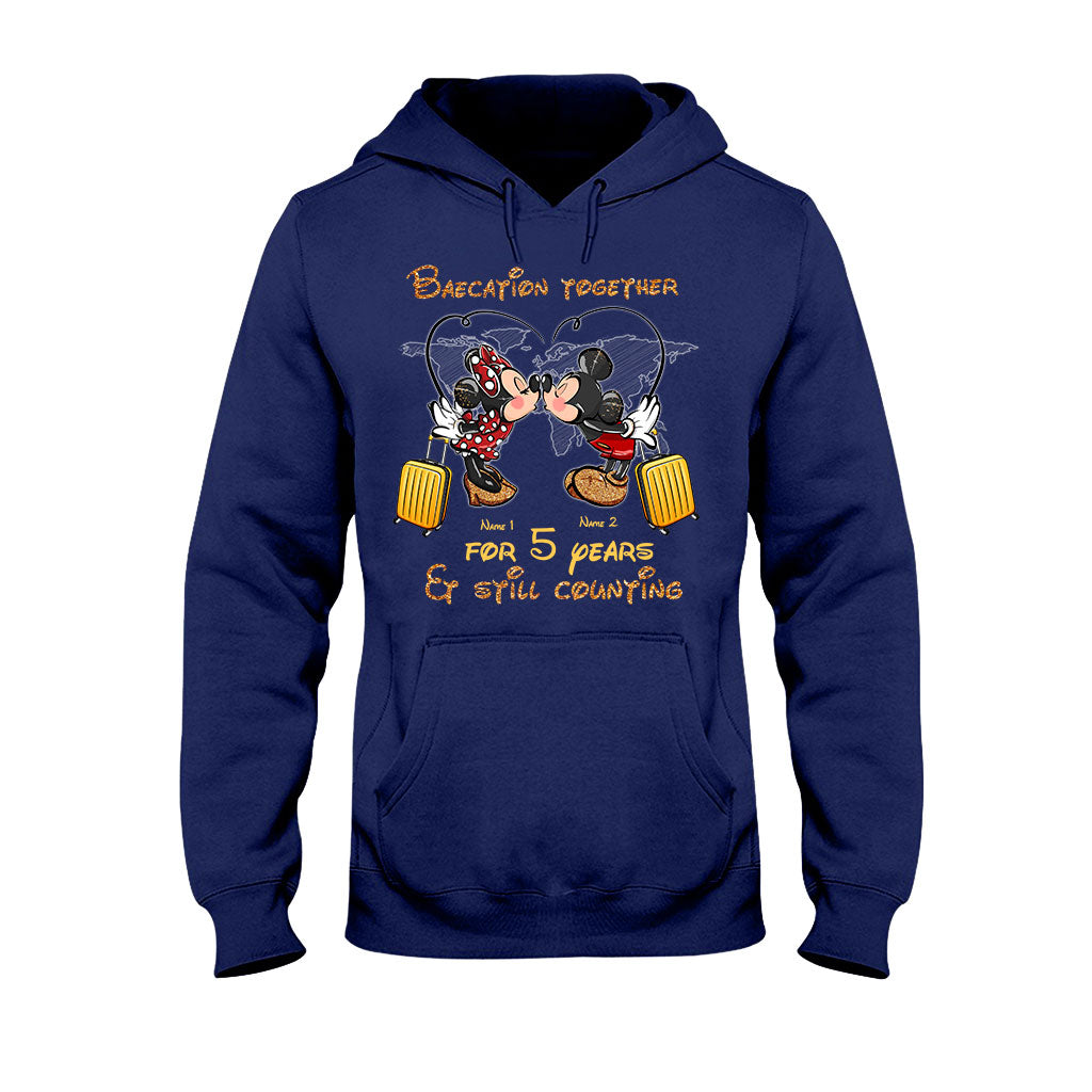 Personalized Couple Travel T-shirt & Hoodie Custom Name Gift
