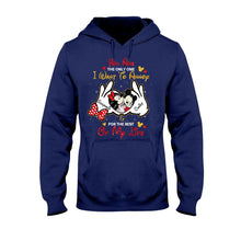 Load image into Gallery viewer, Personalized Couple T-shirt &amp; Hoodie Custom Name Gift
