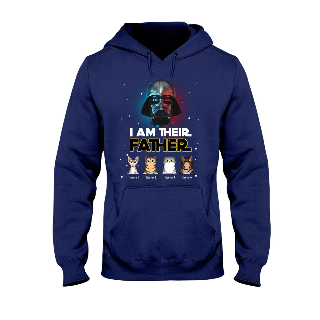 Personalized Cat T-shirt & Hoodie Gift for Dad | I Am Their Father