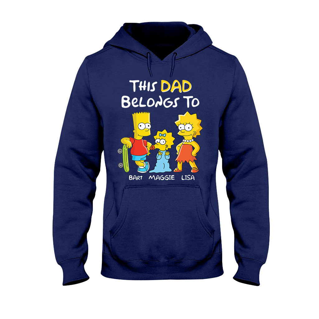 Personalized Dad T-shirt Hoodie Custom Family Gift