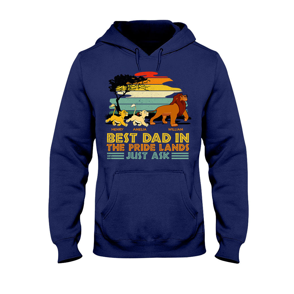Personalized Best Dad T-Shirt & Hoodie for Father's Day Gift