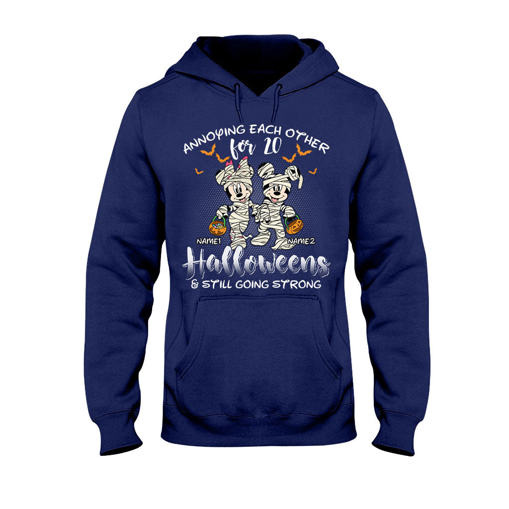 Personalized Halloween Mouse T-shirt & Hoodie Unique Couple Gift
