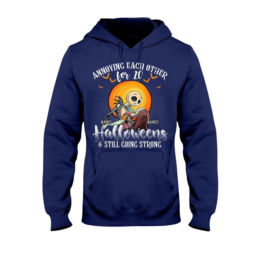 Personalized Halloween T-shirt & Hoodie Custom Names Gift