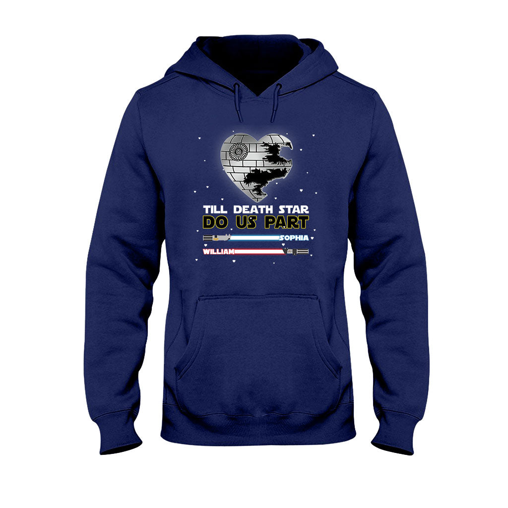 Personalized Till Death Star Do Us Part Couple T-shirt & Hoodie Gift