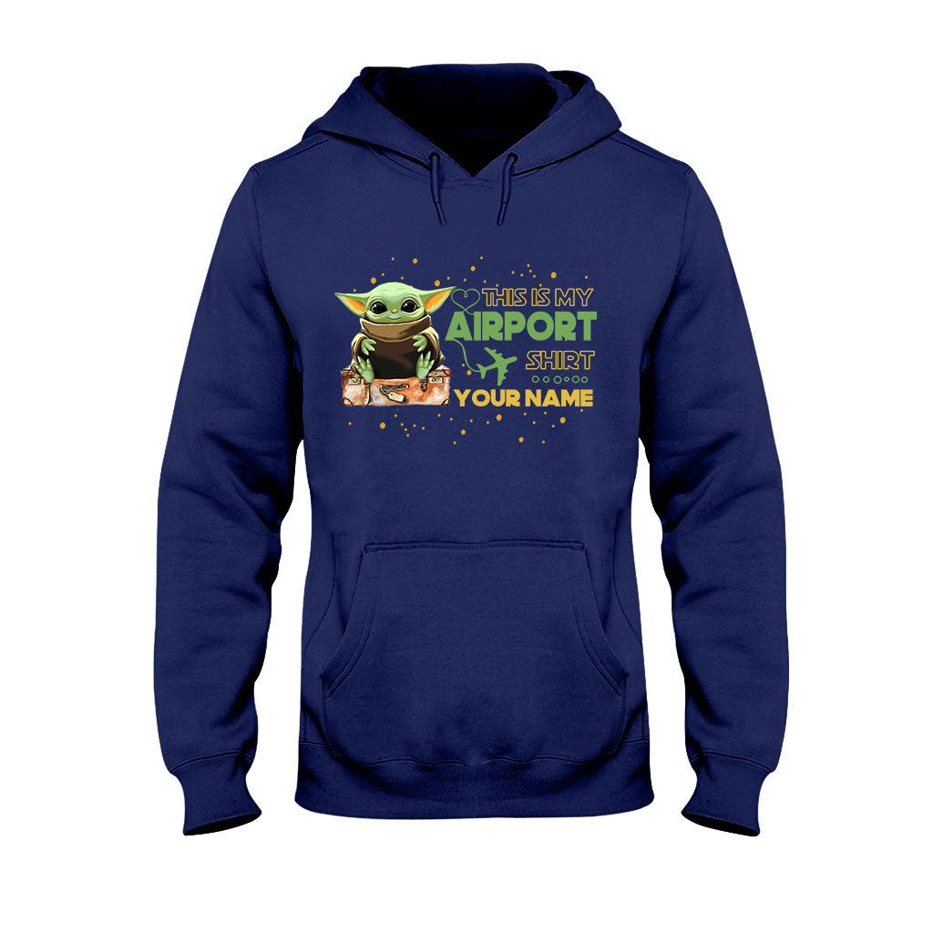 Personalized Airport Shirt Featuring Custom Name T-shirt & Hoodie