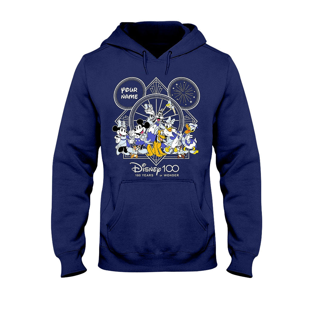 Personalized Disney 100 Years T-shirt & Hoodie with Custom Name for Birthday & Christmas