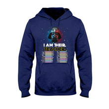 Load image into Gallery viewer, Personalized Teacher T-Shirt Custom Names Star Wars Gift
