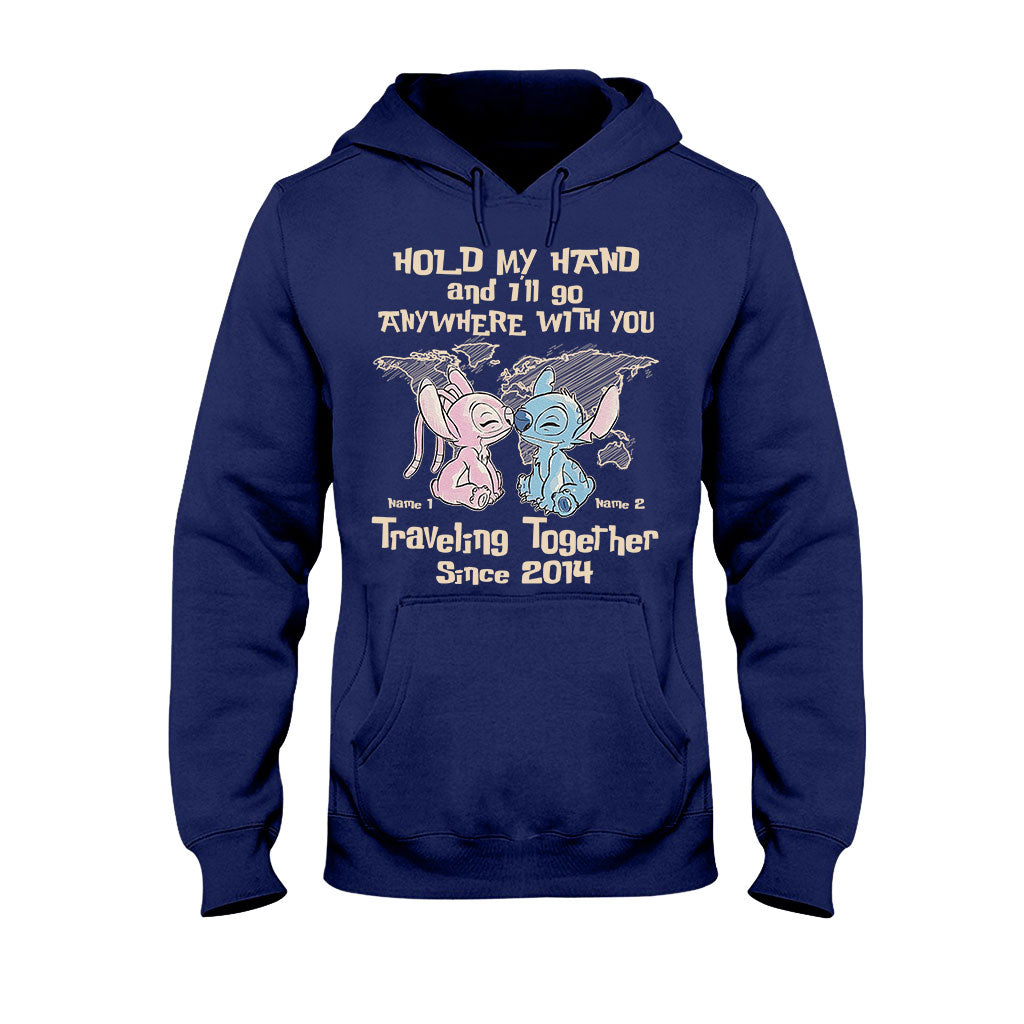 Personalized Couple Ohana T-Shirt & Hoodie Custom Names Gift