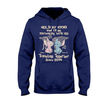 Load image into Gallery viewer, Personalized Couple Ohana T-Shirt &amp; Hoodie Custom Names Gift
