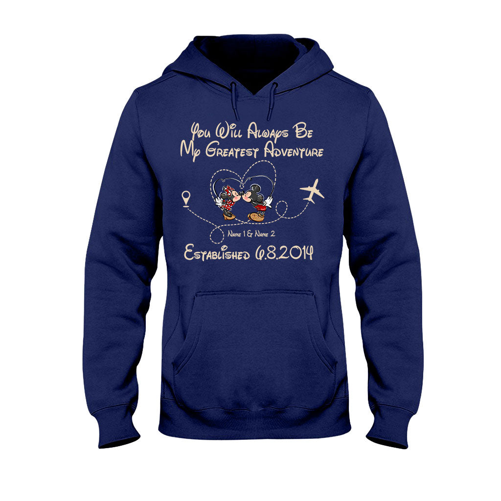 Personalized Couple Mouse T-shirt & Hoodie Gift for Valentine’s Day