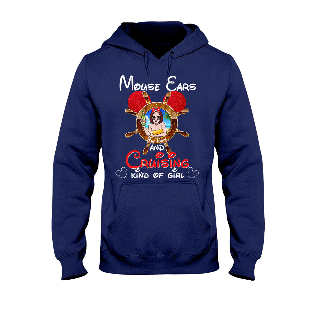 Personalized Mouse Ears Cruising T-shirt & Hoodie Gift for Her