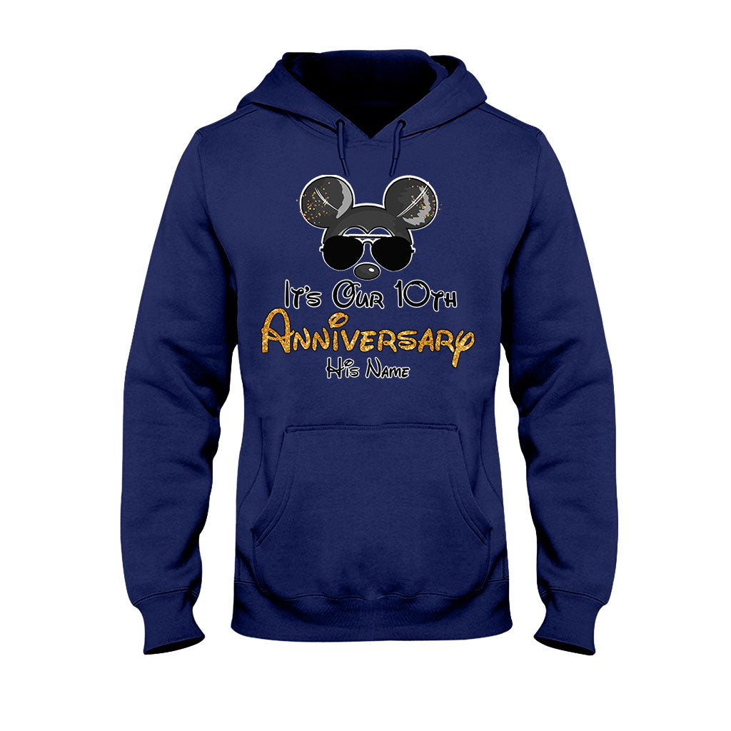 Personalized Anniversary T-shirt & Hoodie with Custom Names