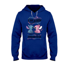 Load image into Gallery viewer, Personalized Couple T-shirt and Hoodie Custom Names Forever To Go Gift
