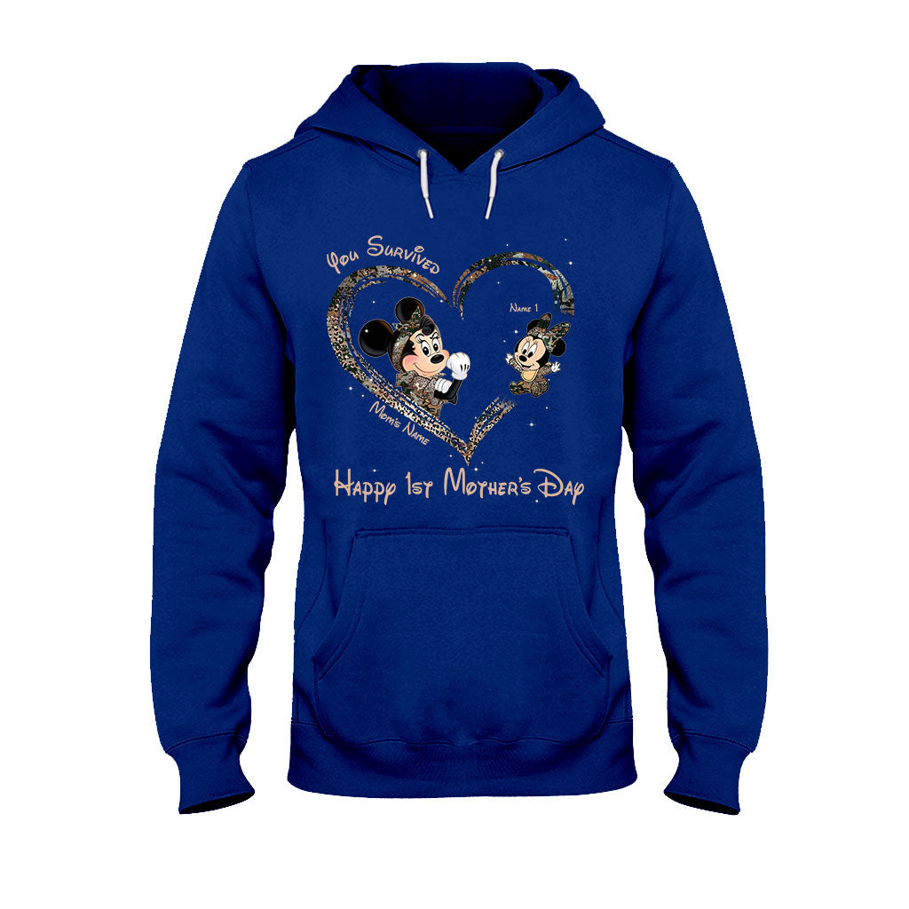 Personalized Mother's Day T-shirt & Hoodie You Survived Gift for Mom