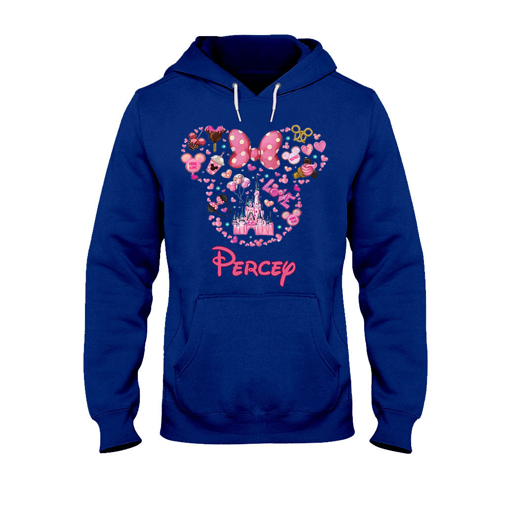 Personalized Christmas Mouse T-shirt & Hoodie Custom Name Gift