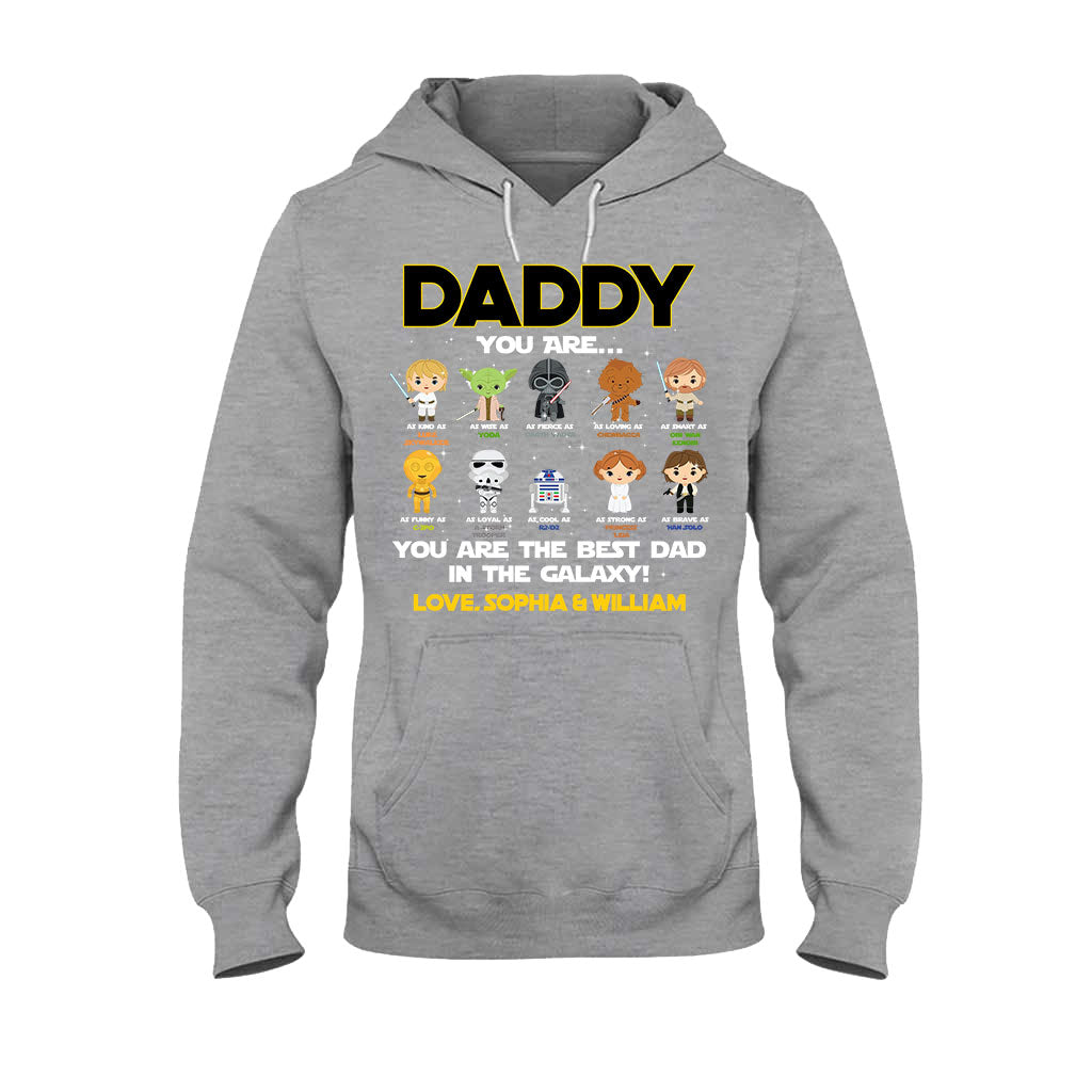 Personalized Father's Day T-shirt with Star Wars Design Gift for Dad