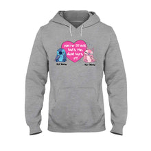 Load image into Gallery viewer, Personalized Couple T-shirt and Hoodie You're Stuck With Me Gift
