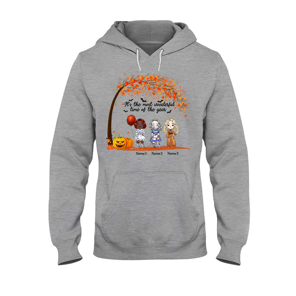 Personalized Halloween Bestie T-Shirt & Hoodie Gift for Friends