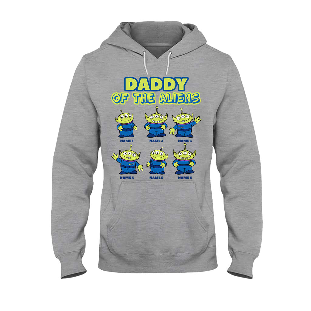 Personalized Daddy Of The Aliens T-Shirt & Hoodie Gift for Dad