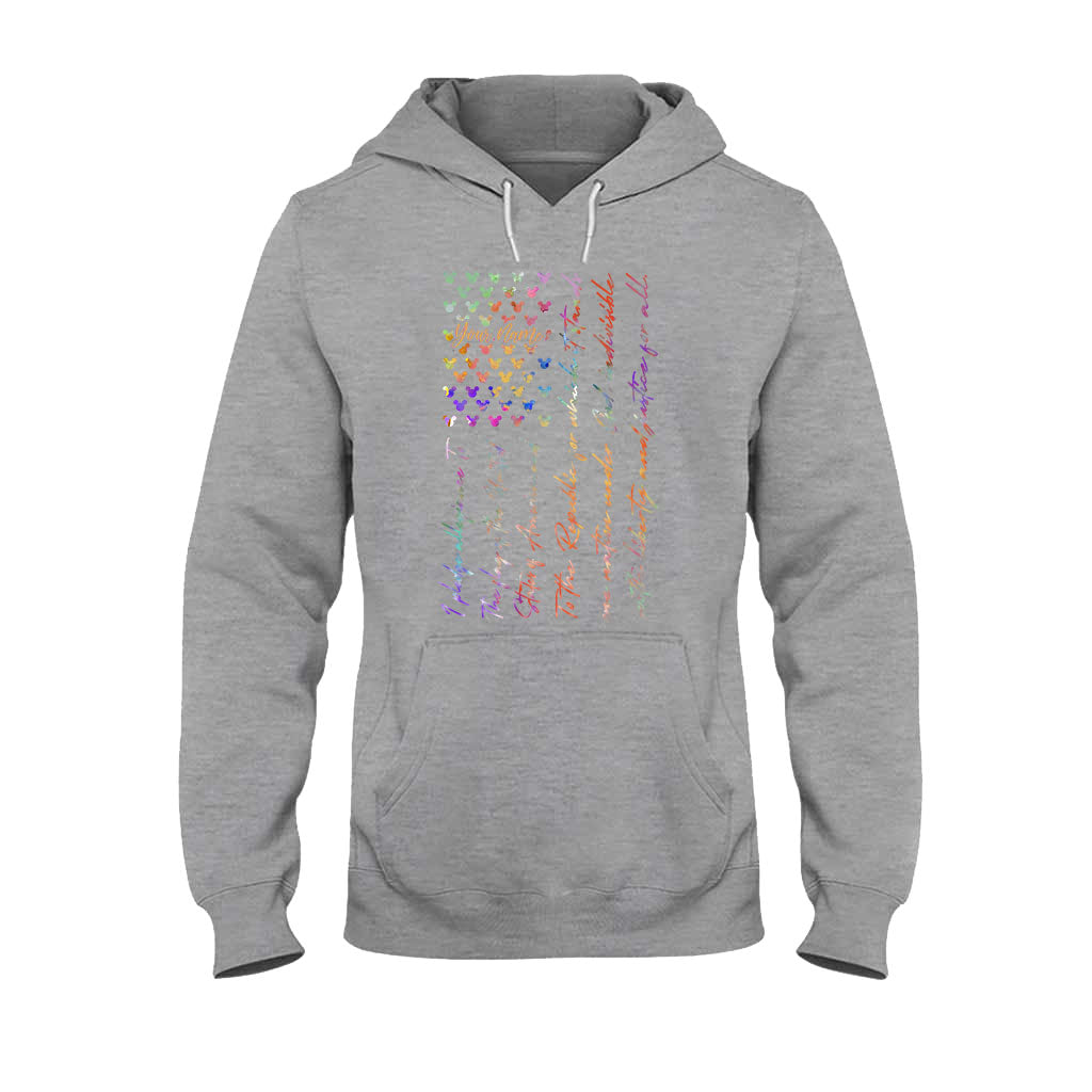 Personalized Mouse Ears Pledge of Allegiance T-shirt & Hoodie for Independence Day