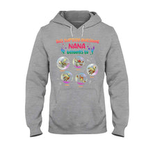 Load image into Gallery viewer, Personalized Turtley Awesome Nana T-shirt Custom Family Gift
