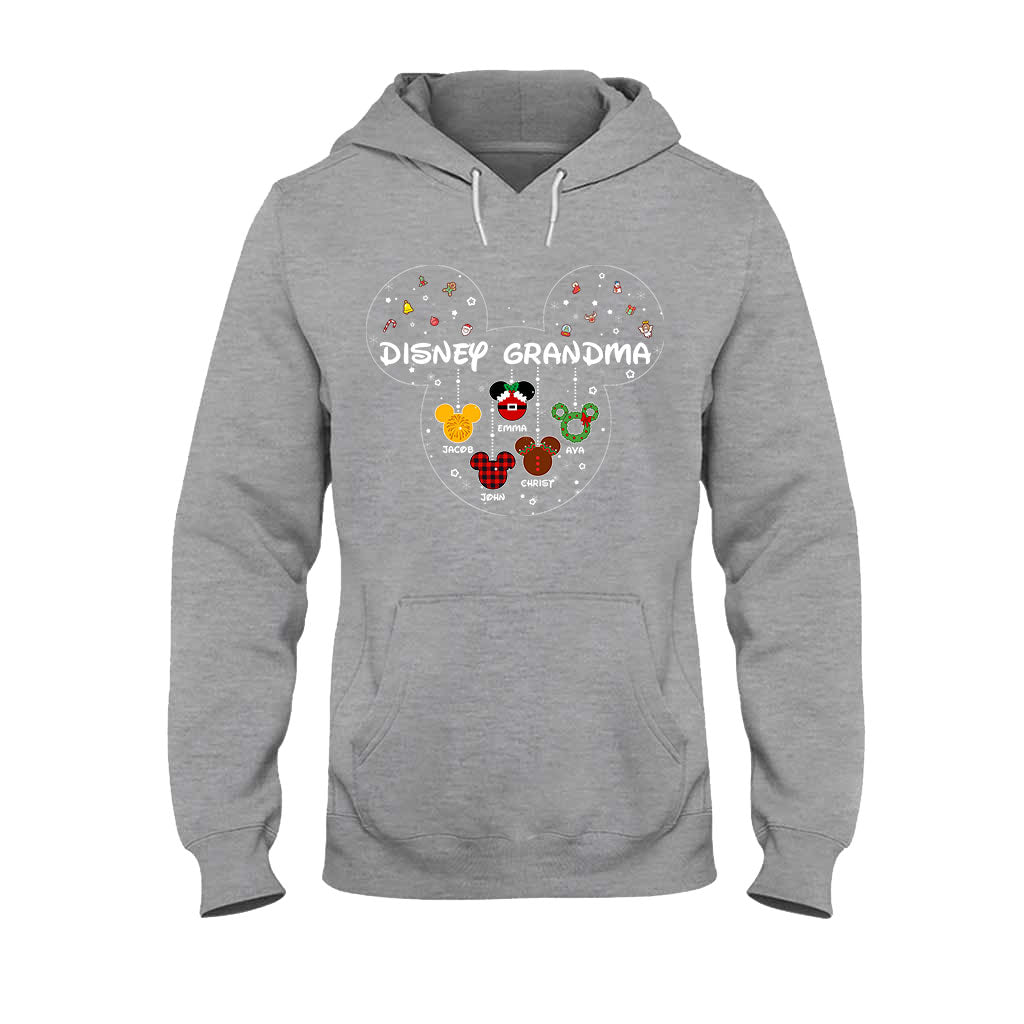Personalized Christmas T-shirt and Hoodie for Grandma
