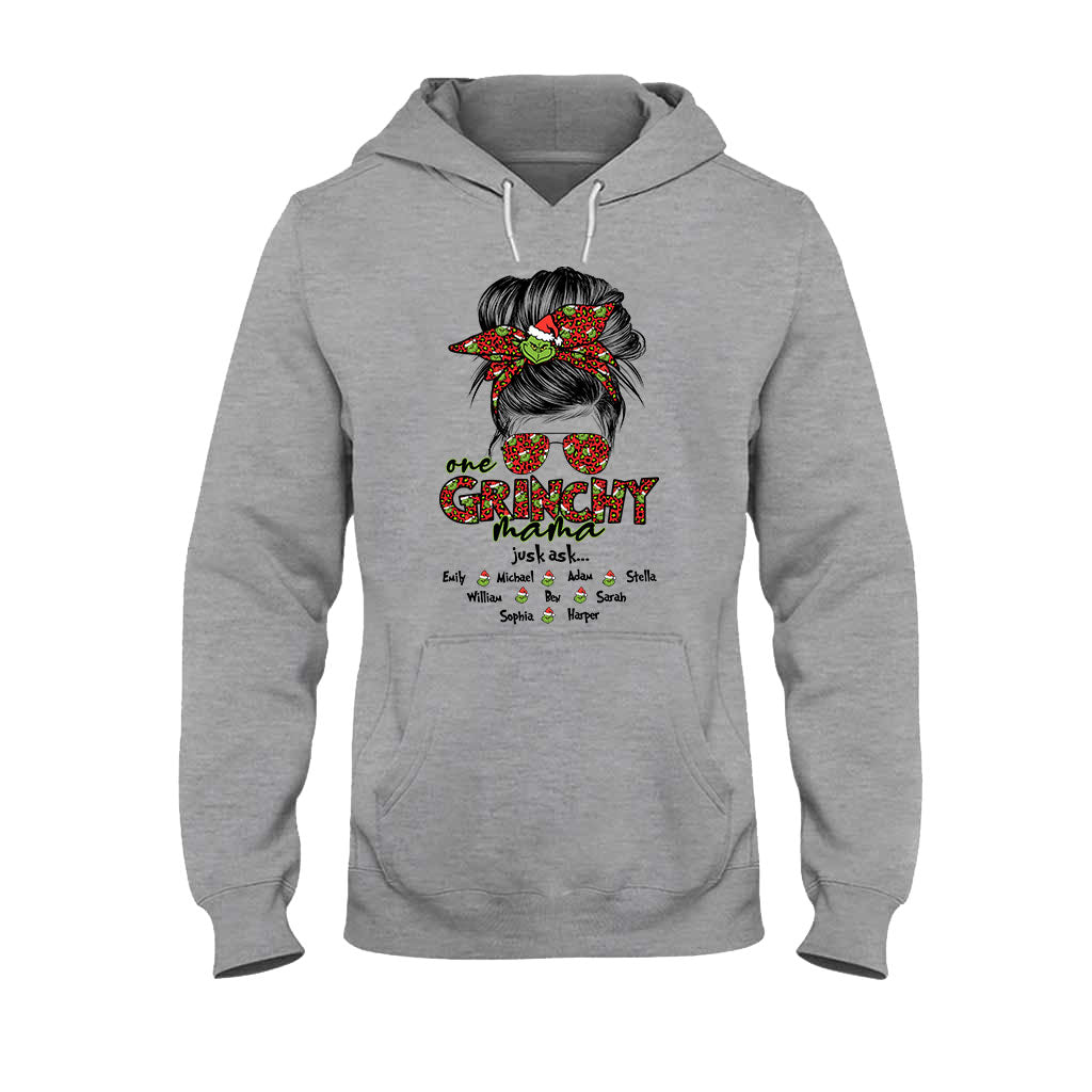 Personalized Christmas T-shirt & Hoodie Gift for Mom Life