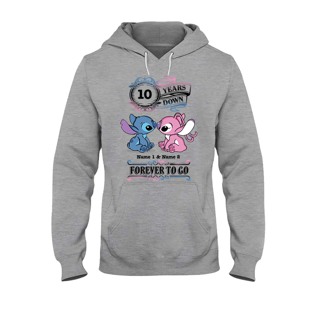Personalized Couple T-shirt and Hoodie Custom Names Forever To Go Gift