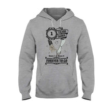 Load image into Gallery viewer, Personalized Couple T-shirt Hoodie Forever To Go Custom Name Gift
