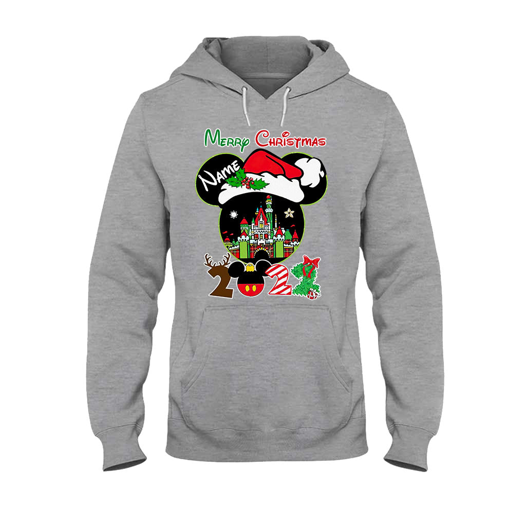 Personalized Christmas Mouse T-shirt & Hoodie Custom Name Gift