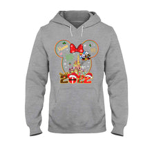 Load image into Gallery viewer, Personalized Christmas Mouse T-shirt &amp; Hoodie for Kids - Custom Name Gift
