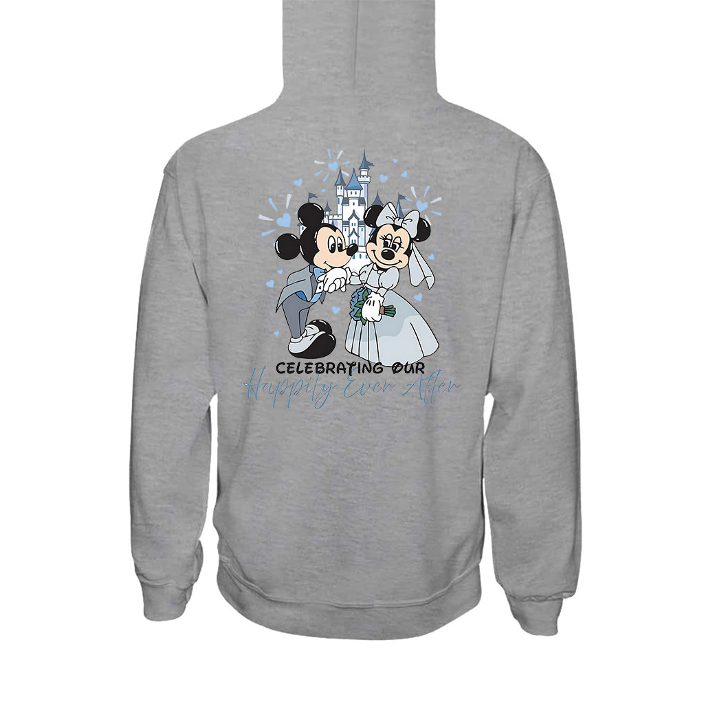 Personalized Disney Mouse T-Shirt & Hoodie for Couples - Custom Name & Date Gift