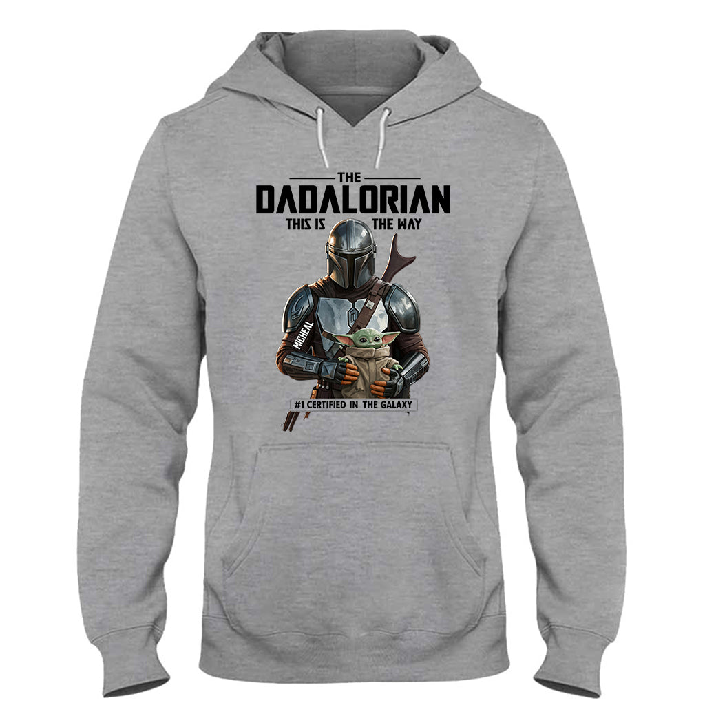 Personalized Dadalorian This Is The Way T-shirt & Hoodie Gift for Dad