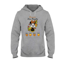 Load image into Gallery viewer, Personalized Grandma T-Shirt &amp; Hoodie with Little Pumpkins Design
