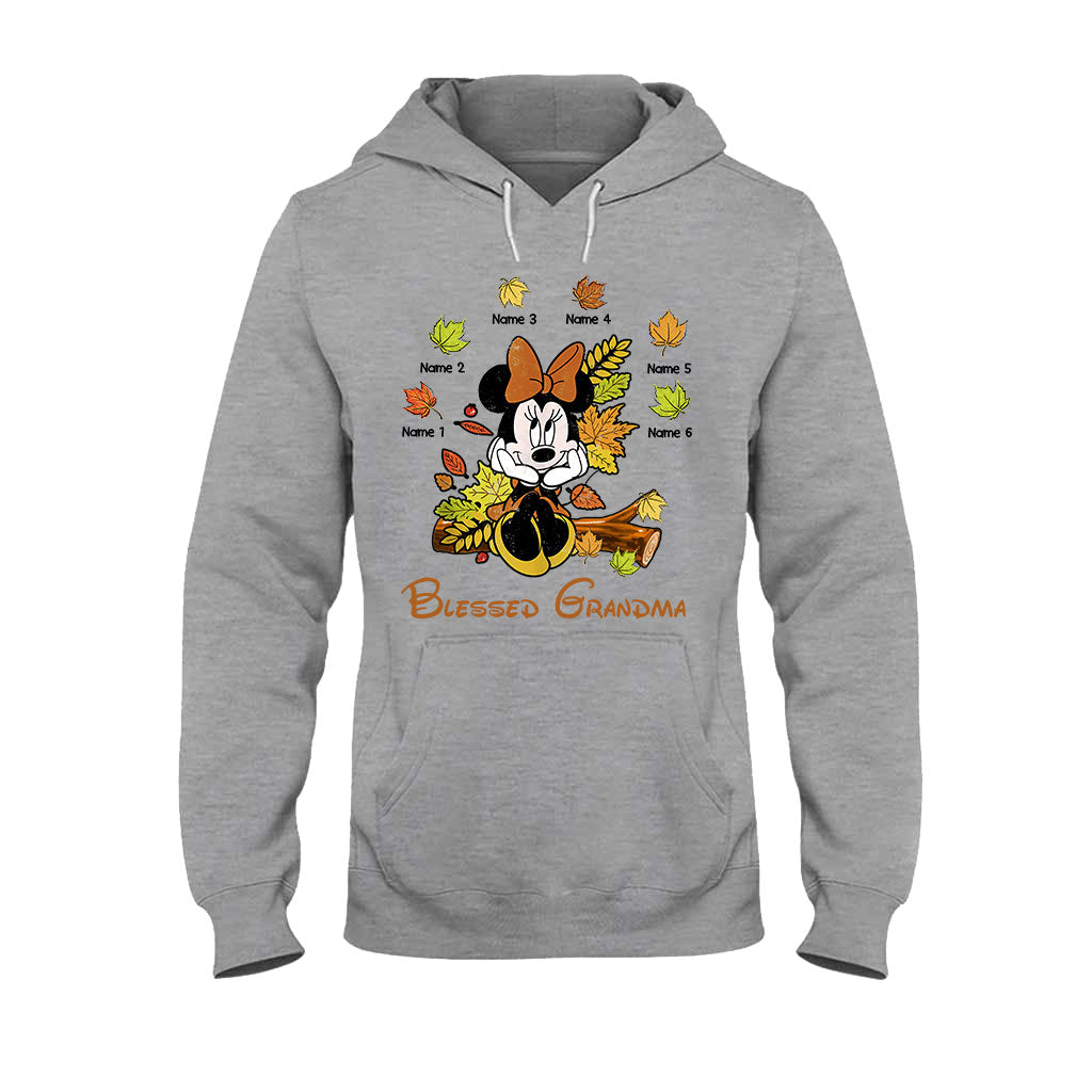 Personalized Blessed Grandma T-Shirt & Hoodie with Custom Names