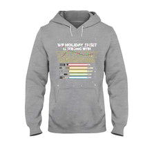 Load image into Gallery viewer, Personalized Christmas Family T-Shirt with Holiday Spirit Design
