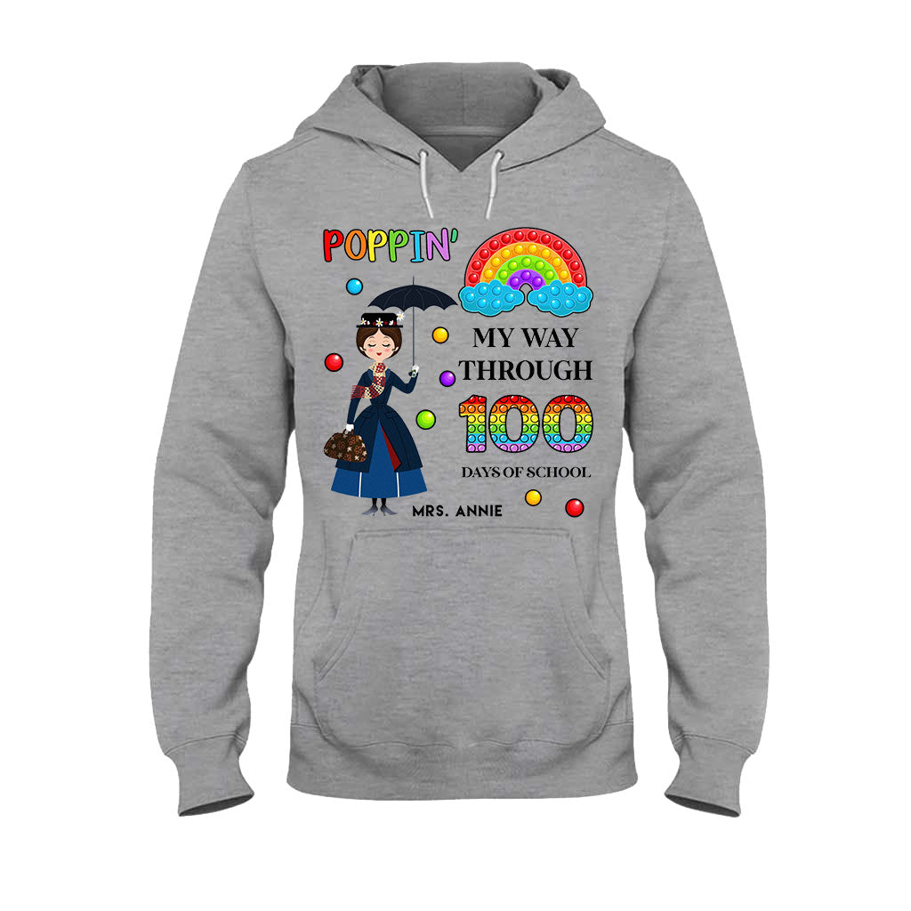 Personalized Teacher T-Shirt 100 Days of School Gift