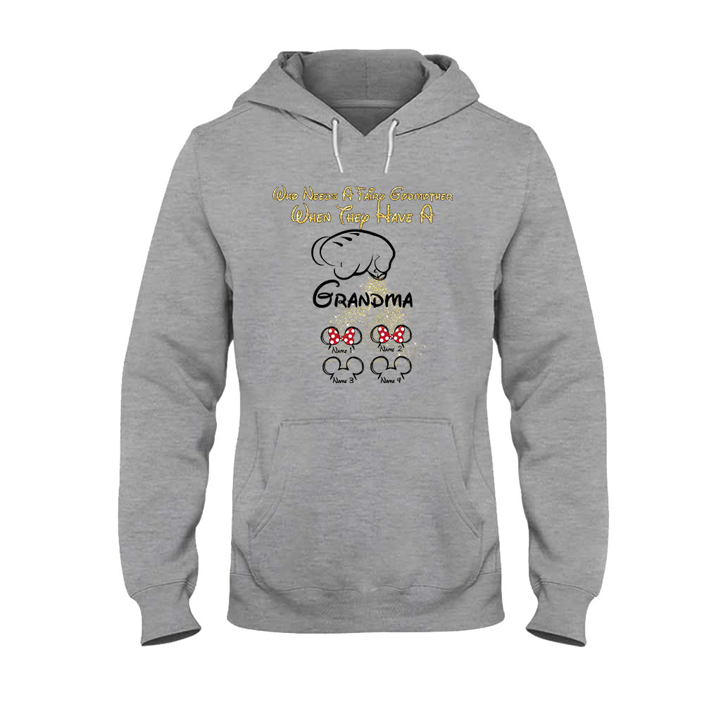 Personalized Mother's Day T-shirt & Hoodie with Custom Names for Grandma