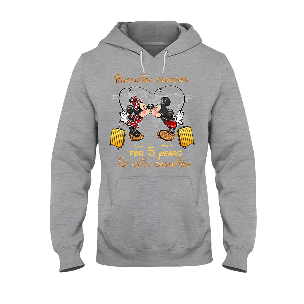 Personalized Couple Travel T-shirt & Hoodie Custom Name Gift