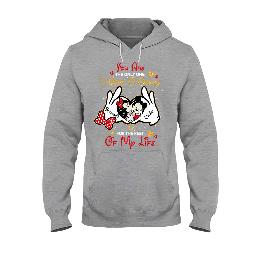 Personalized Couple T-shirt & Hoodie Custom Name Gift