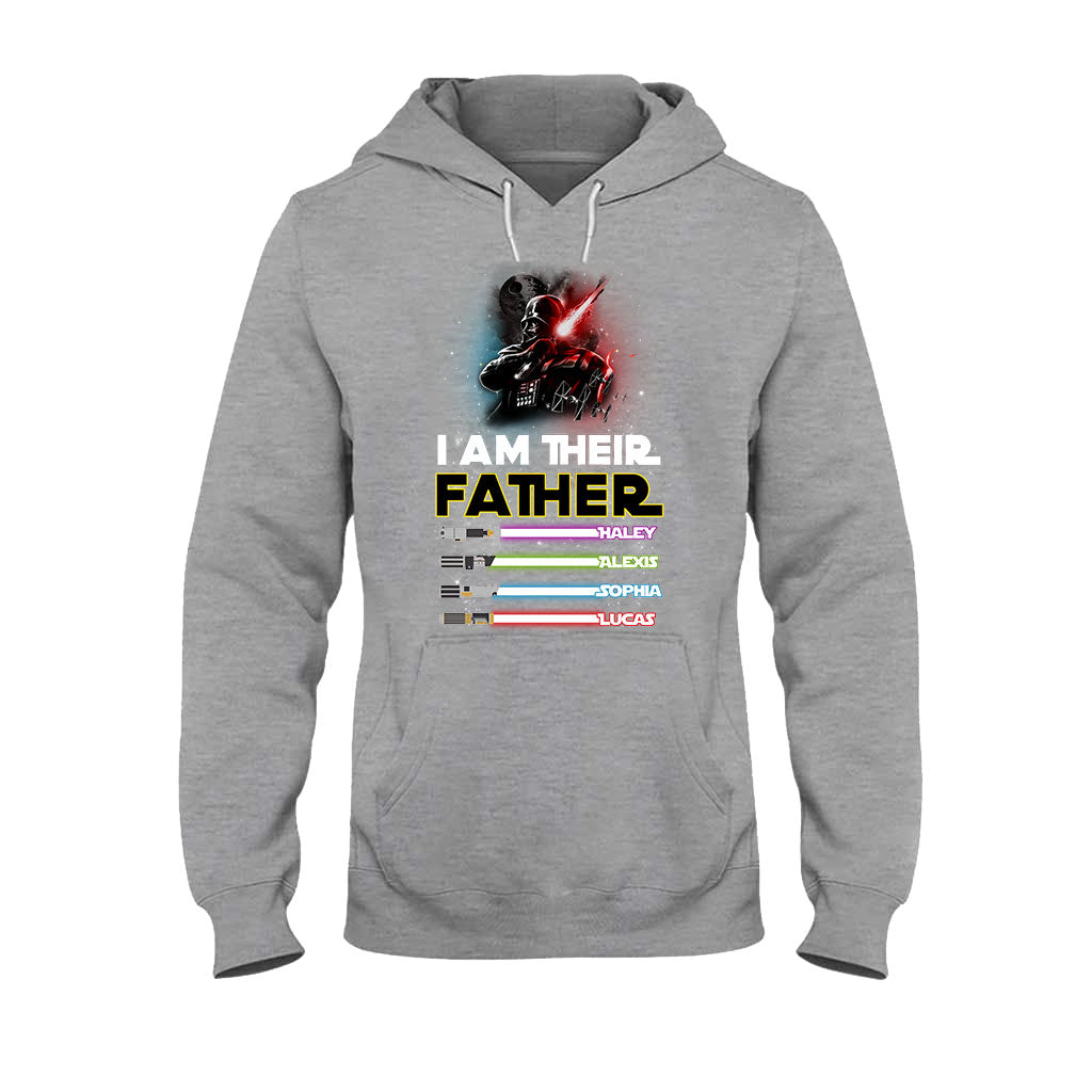Personalized Father T-shirt & Hoodie with Custom Names | Father's Day Gift