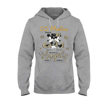 Load image into Gallery viewer, Personalized Couple T-shirt and Hoodie with Custom Names for Anniversary
