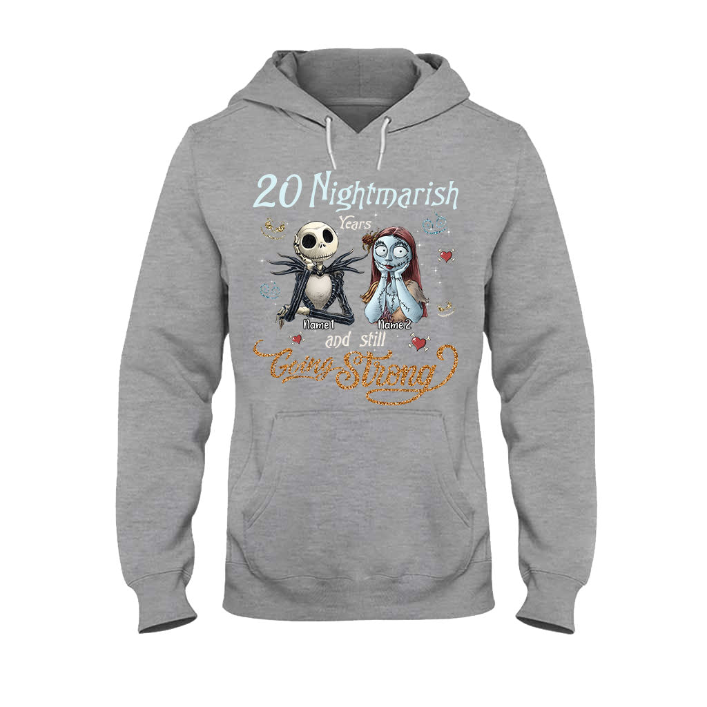Personalized Couple T-Shirt & Hoodie Nightmare Gift for Anniversary
