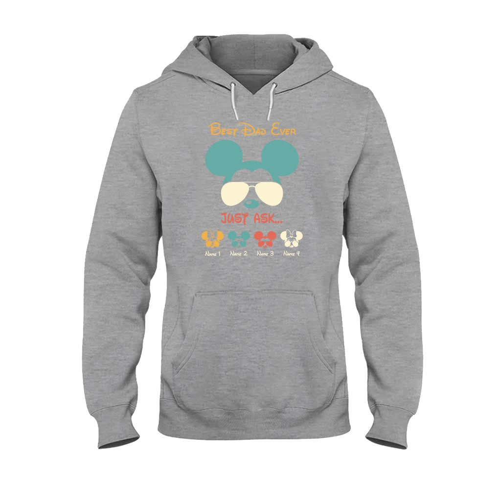 Personalized Father's Day Mouse T-Shirt & Hoodie Gift for Dad