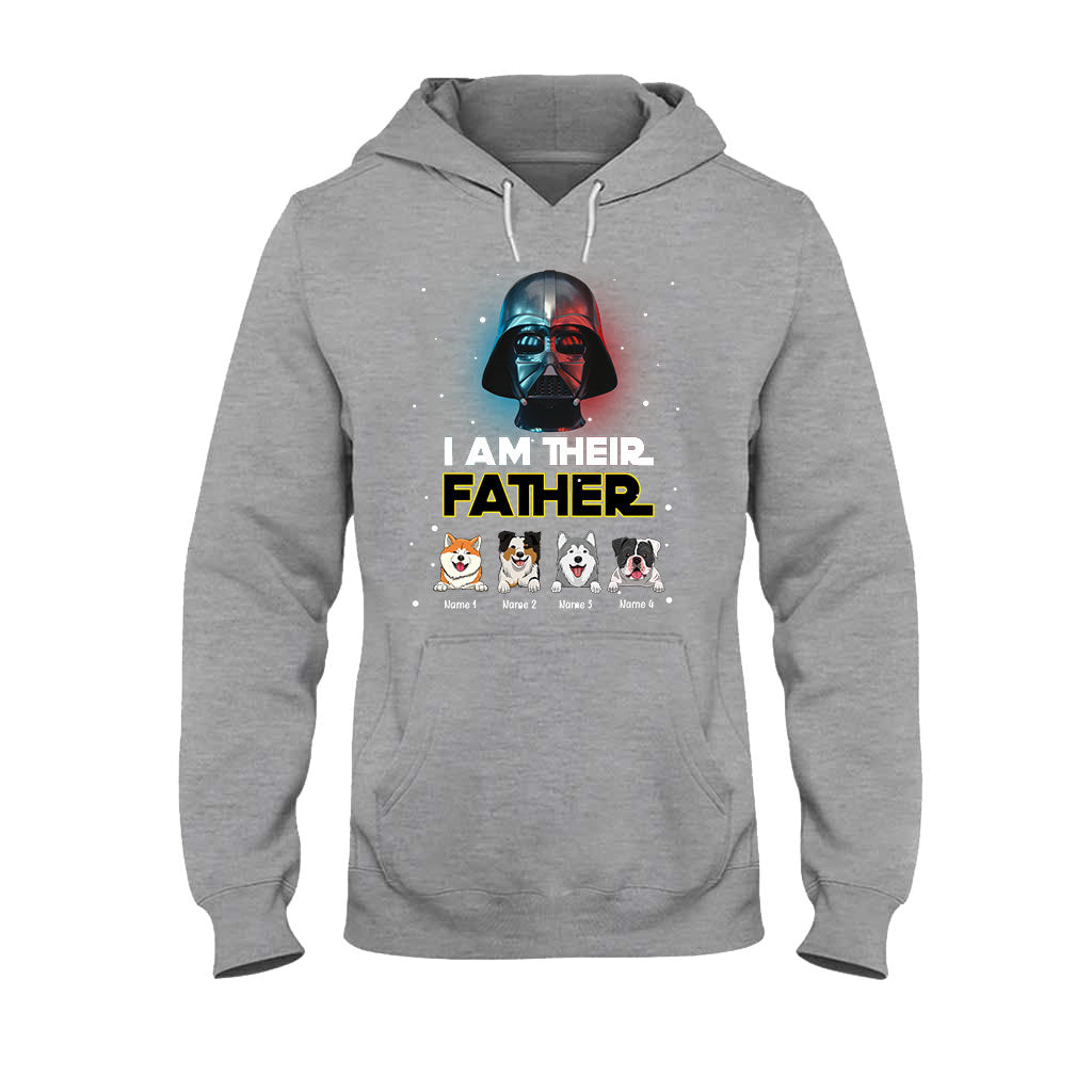 Personalized Dog Dad T-Shirt and Hoodie - I Am Their Father Gift