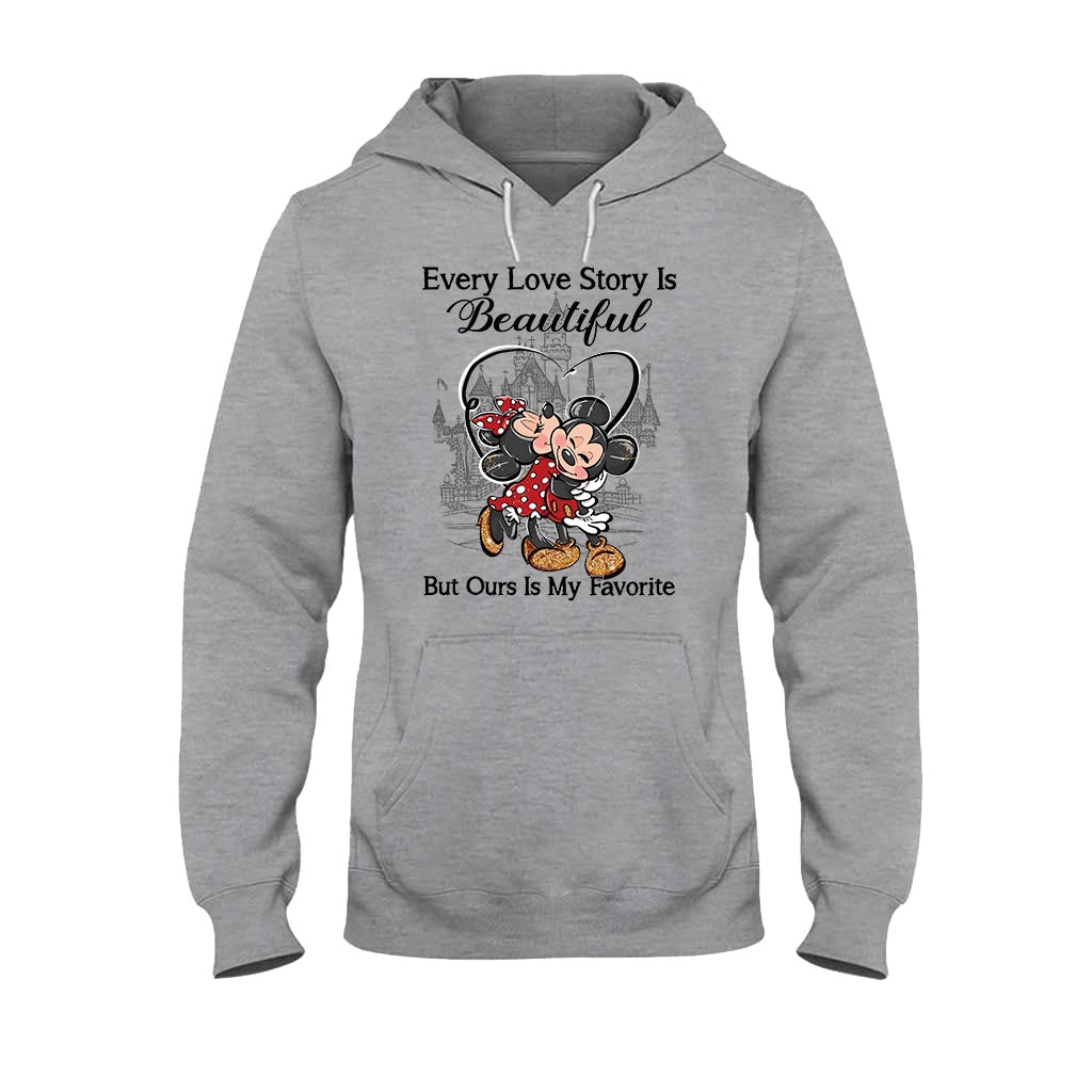 Personalized Love Story Mouse T-Shirt & Hoodie Gift for Couples