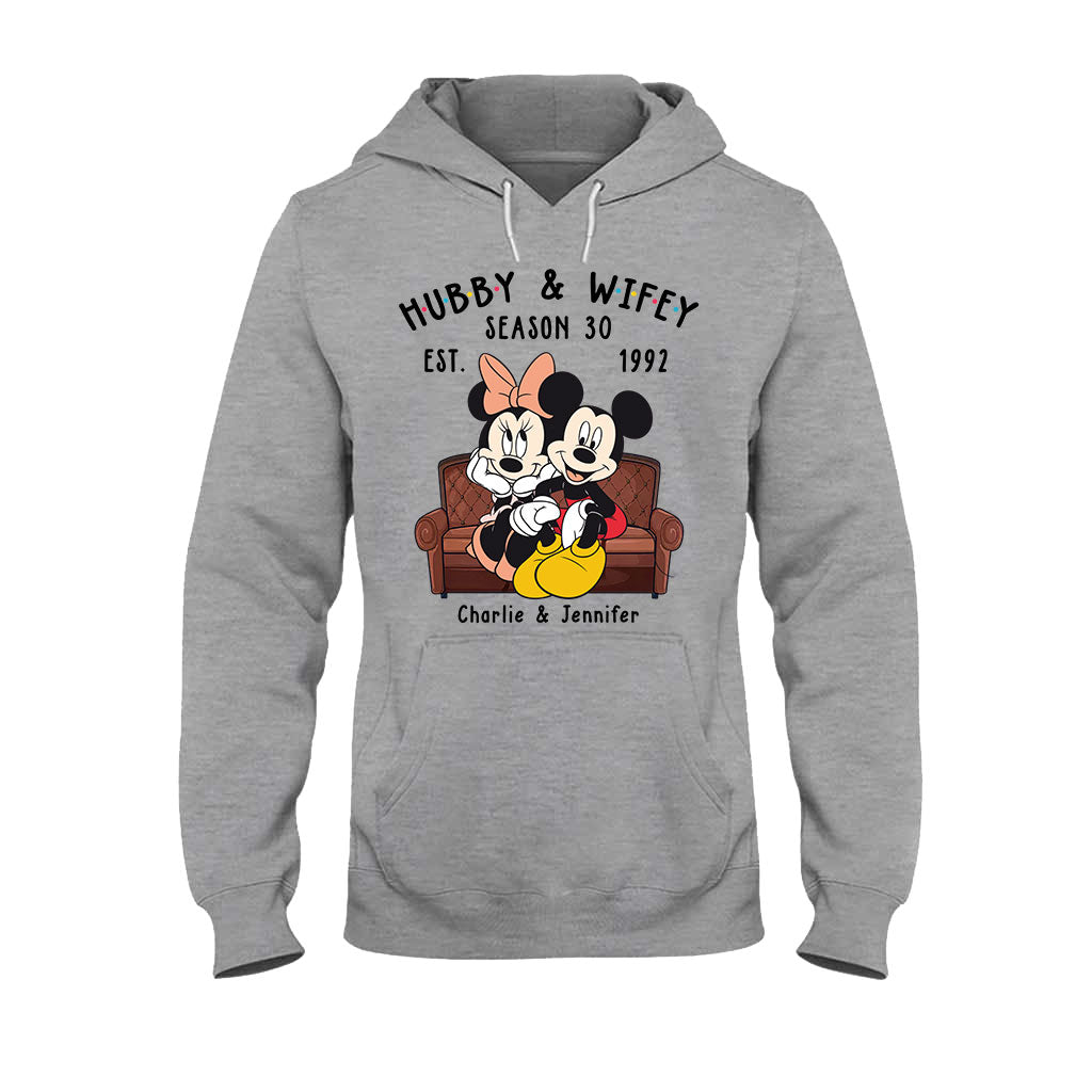 Personalized Couple Mouse T-shirt & Hoodie Gift for Anniversaries
