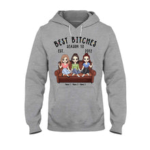 Load image into Gallery viewer, Personalized Bestie T-shirt and Hoodie Gift for Friends
