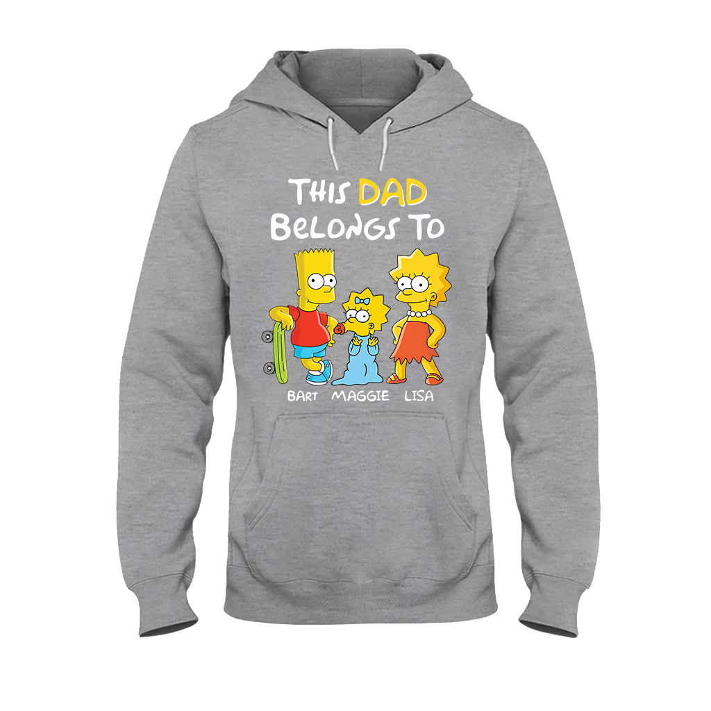 Personalized Dad T-shirt Hoodie Custom Family Gift